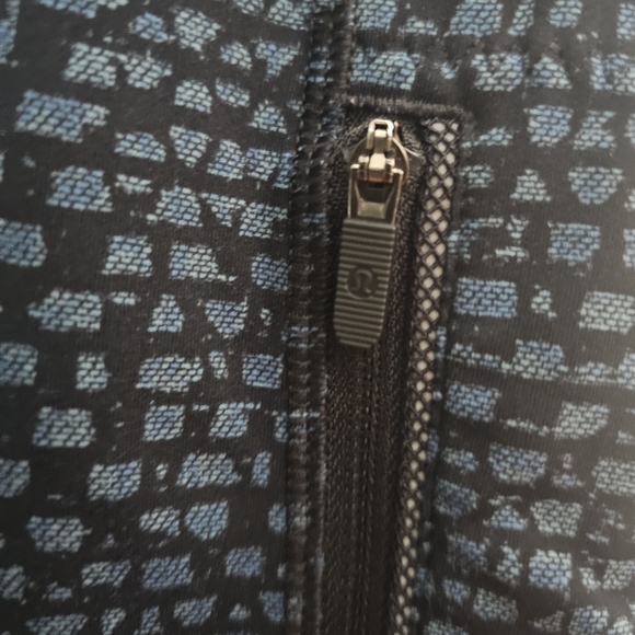 Lululemon Inspire Tight II Mesh Zip Pockets 8 Shatter Weave Desert Teal Alberta - Picture 3 of 8